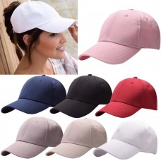 Fashion Mujer Ponytail Cap Casual Baseball Hat Sport Travel Sun Visor Caps New  eb-63913478